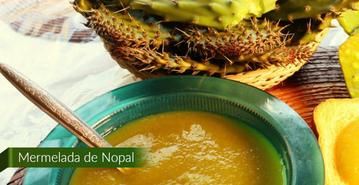 merme de nopal, conserva, mermelada de Opuntia